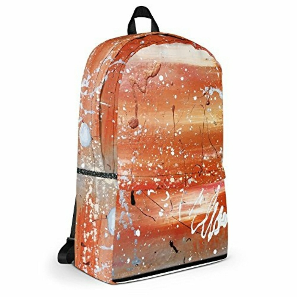 Limited Ed Steel Motion Abstract painting Backpack